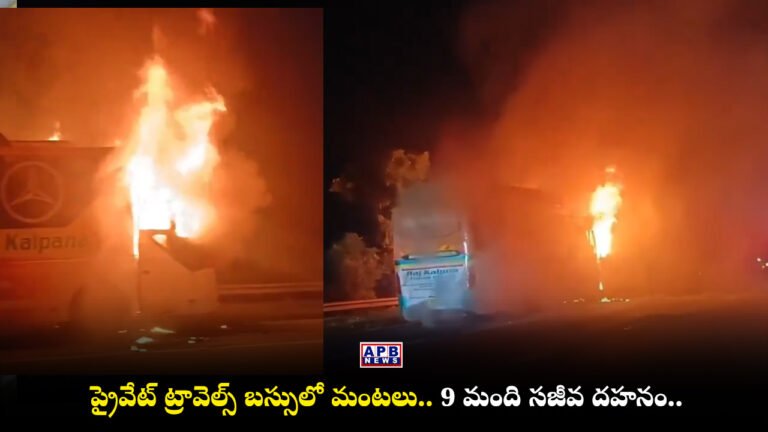 Yamuna Expressway Bus Fire Accident 9 Killed UP