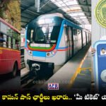 Hyderabad Metro RTC Common Pass Charges Mee Ticket App