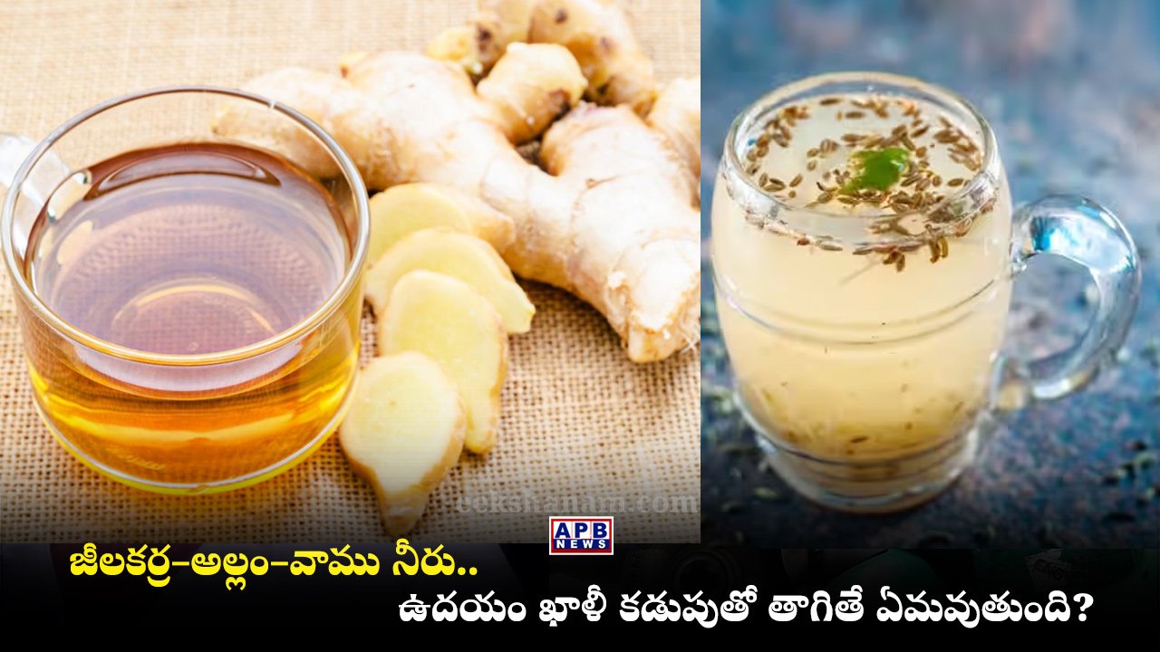 Cumin ginger and ajwain boiled water health benefits in morning