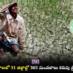 Telangana 365 Drought Mandals GO 20000 Crore Relief Package
